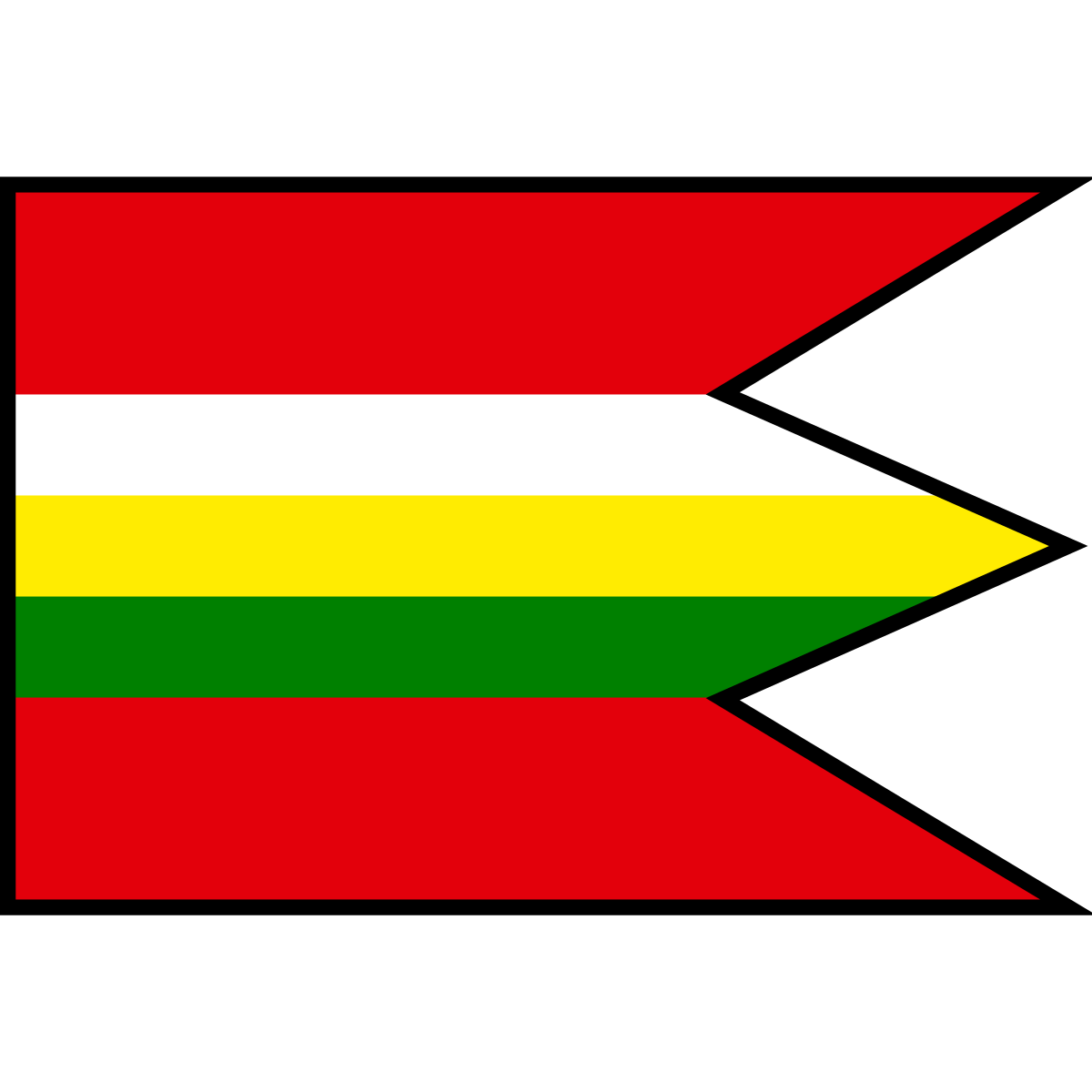 Flag of Snežnica, Region of Žilina
