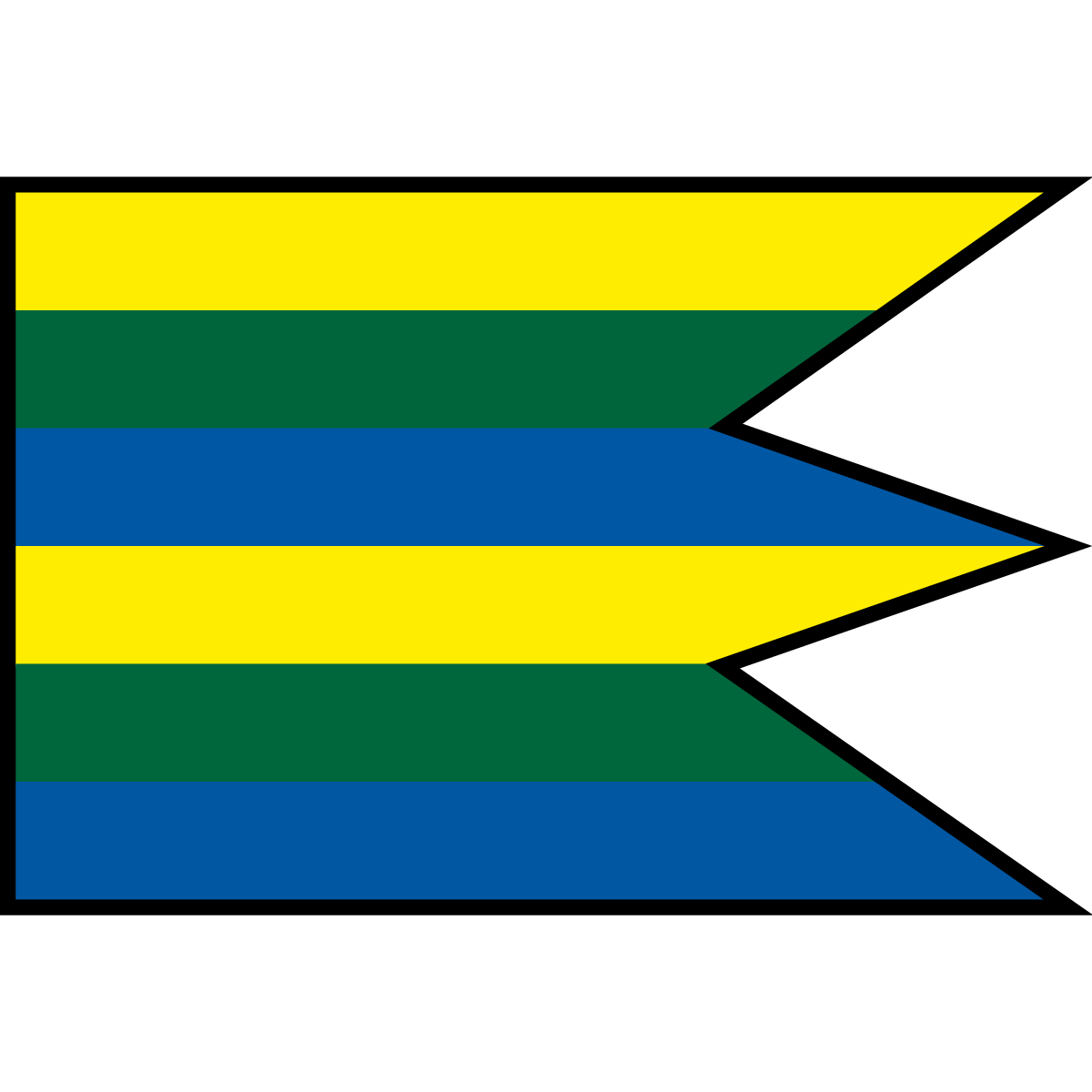 Flag of Soboš, Region of Prešov