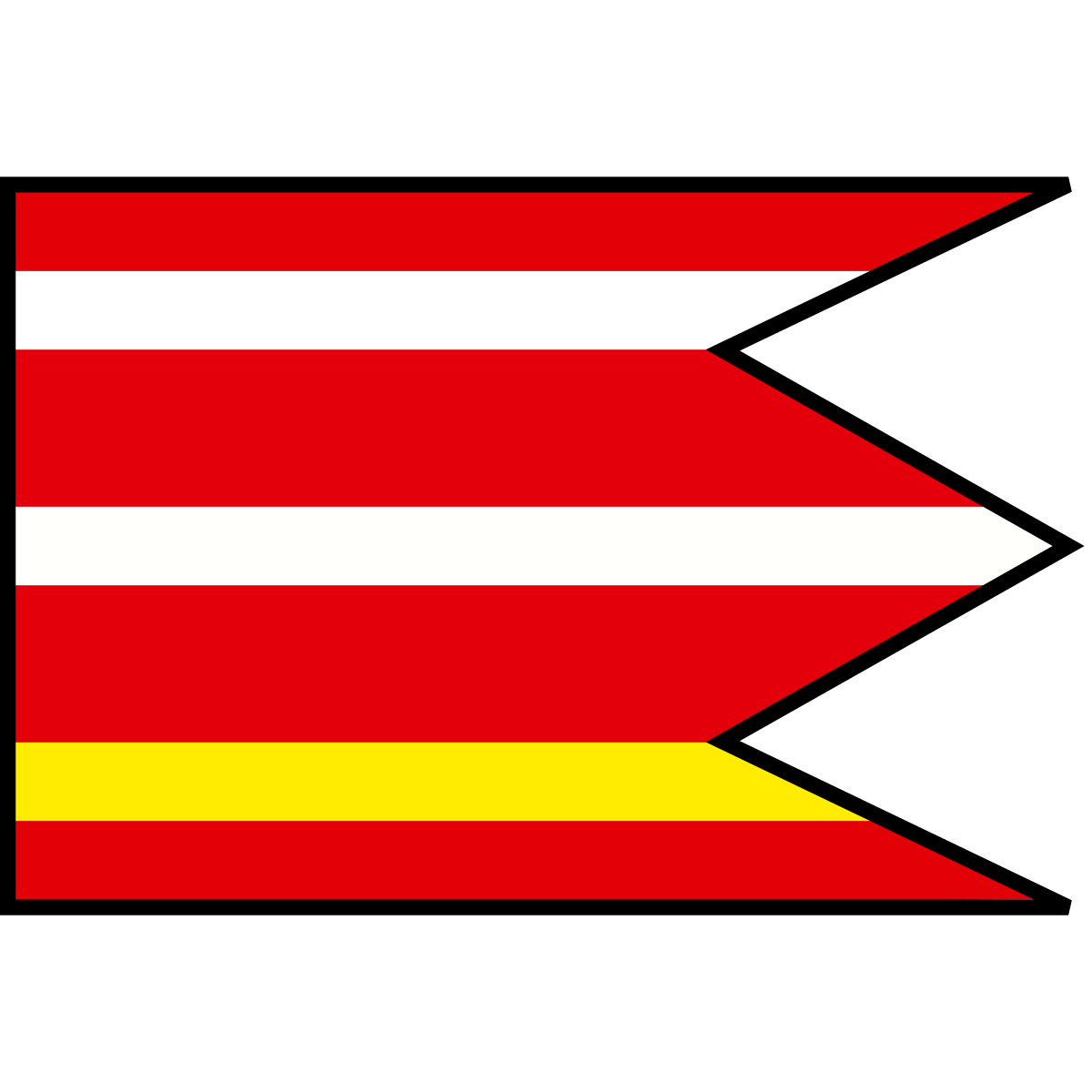 Flag of Španie Pole, Region of Banská Bystrica