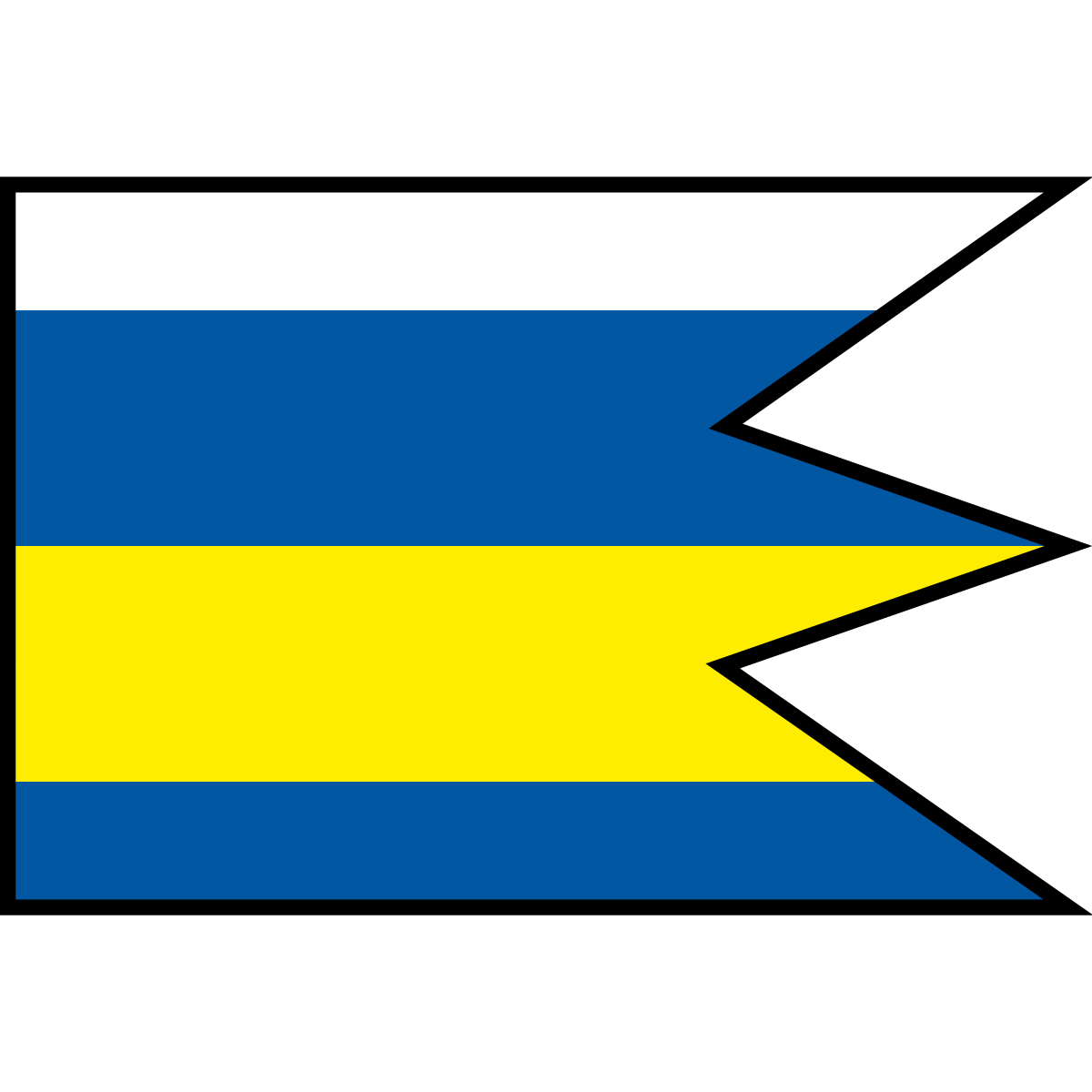 Flag of Špánková, Region of Trenčín