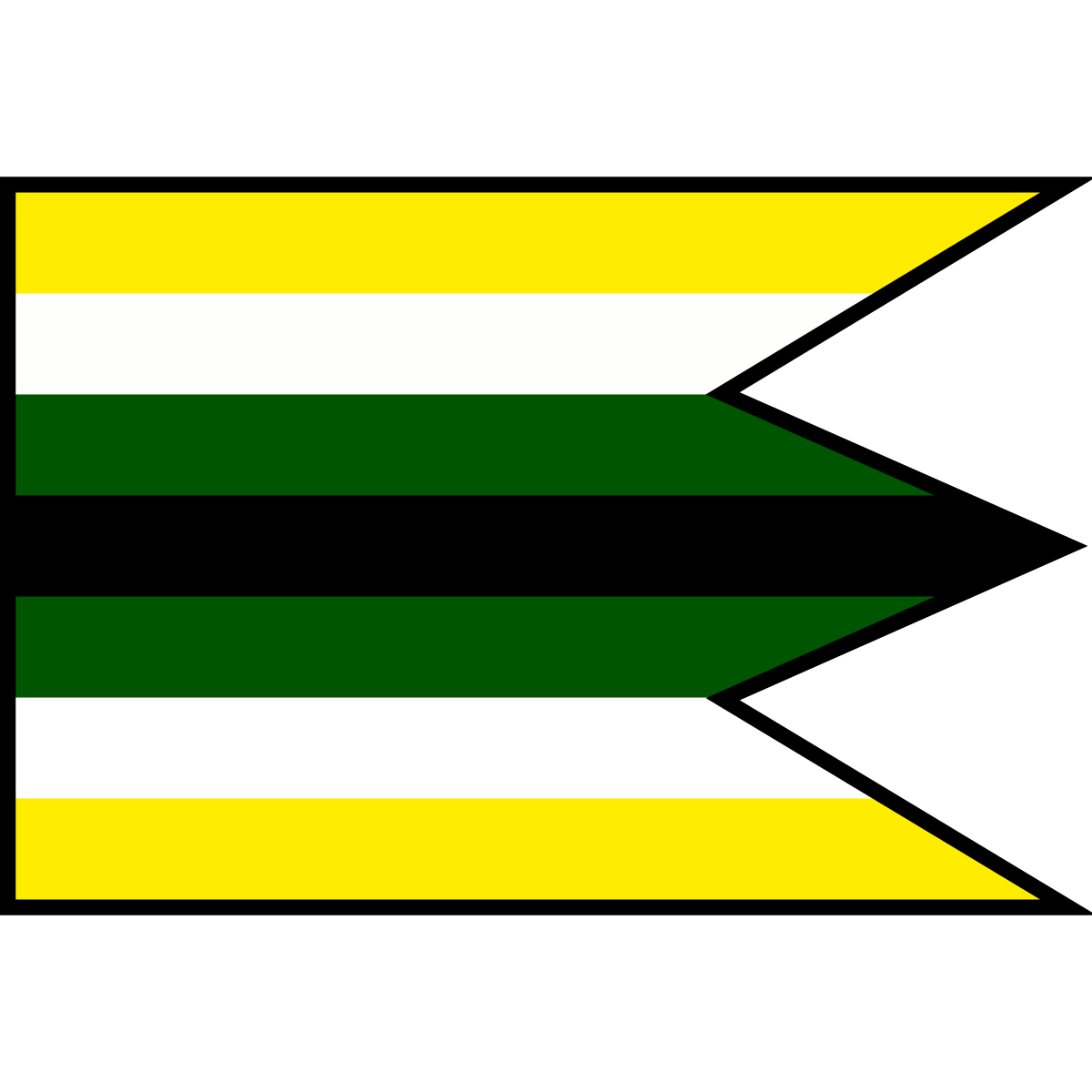 Flag of Stará Voda, Region of Košice