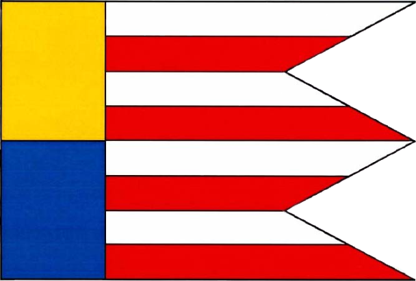 Flag of Old Town, Region of Košice