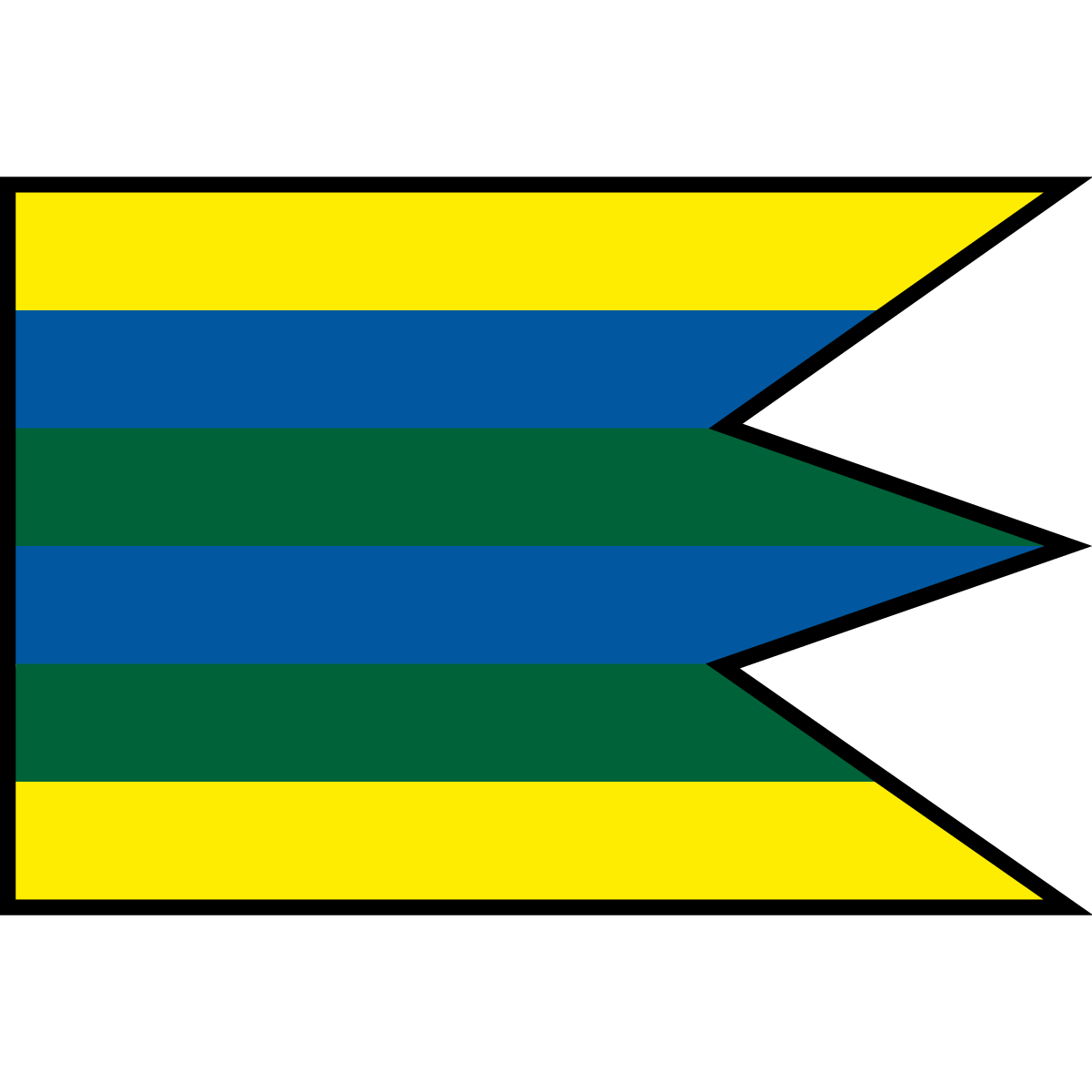 Flag of Štefanovce, Region of Prešov