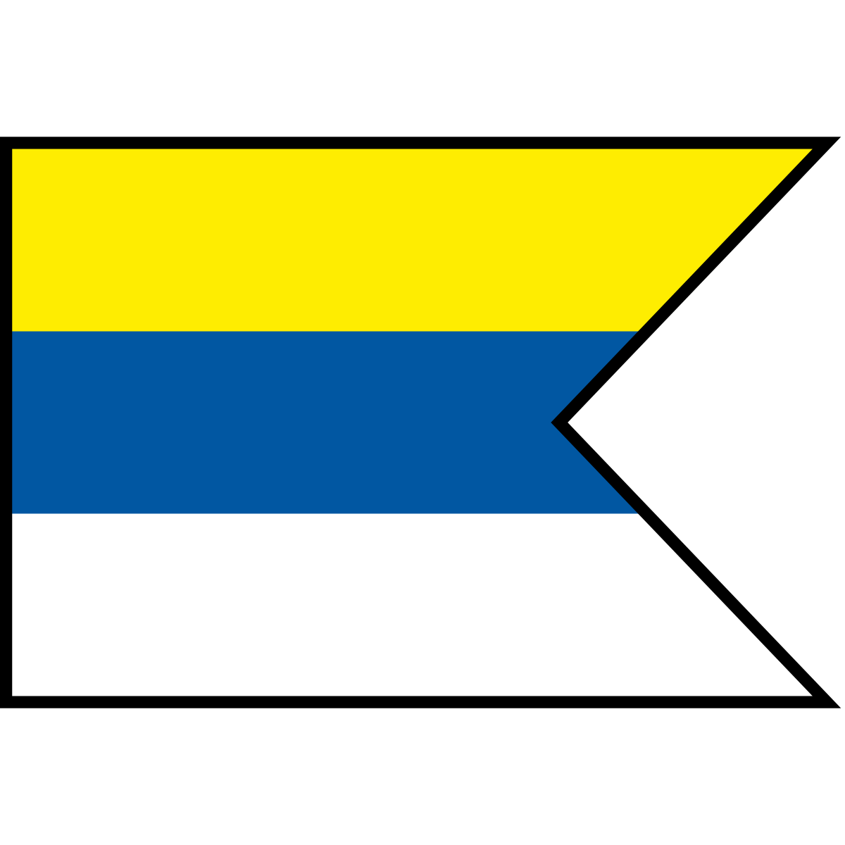 Flag of Štefčákovci, Region of Trenčín