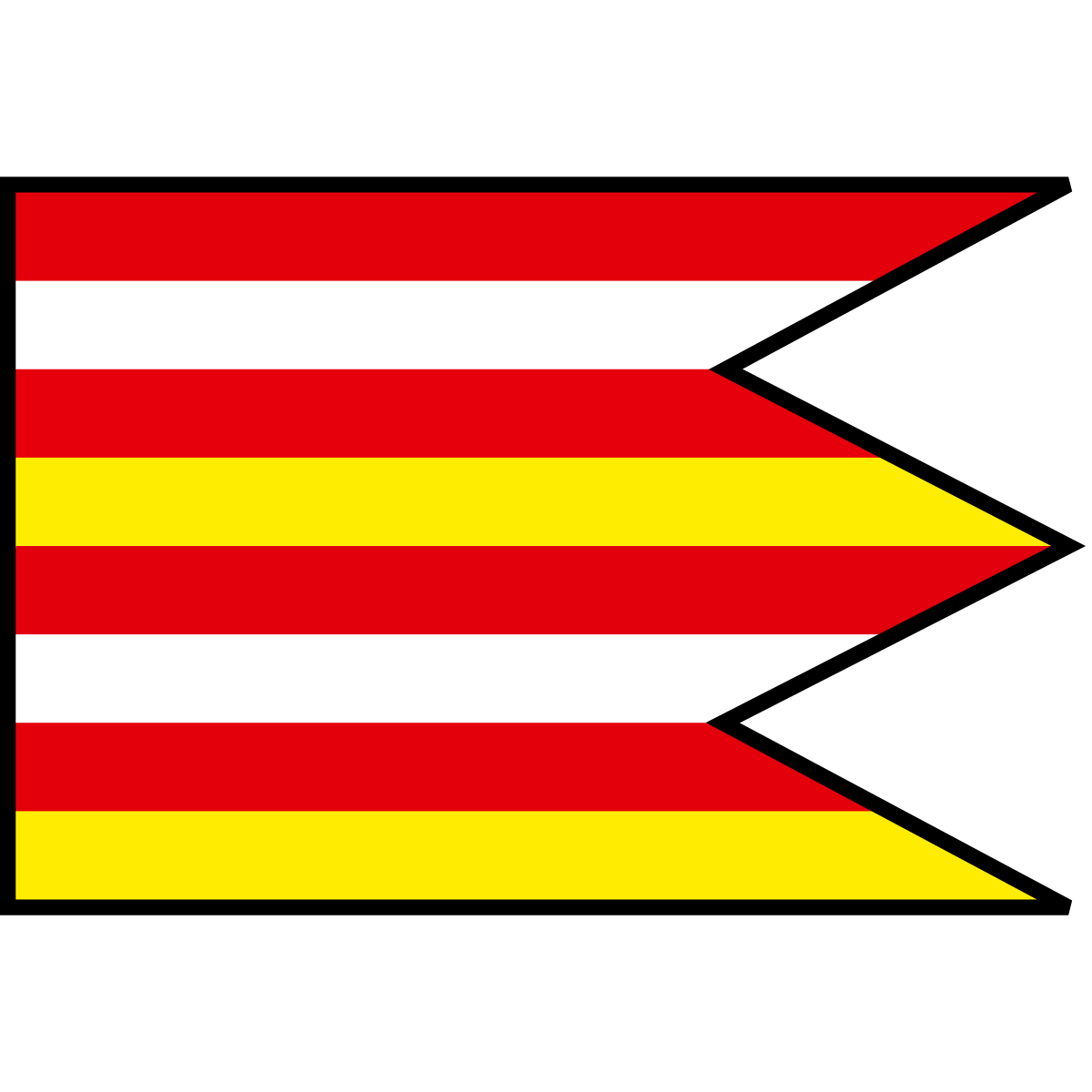 Flag of Štós-kúpele, Region of Košice