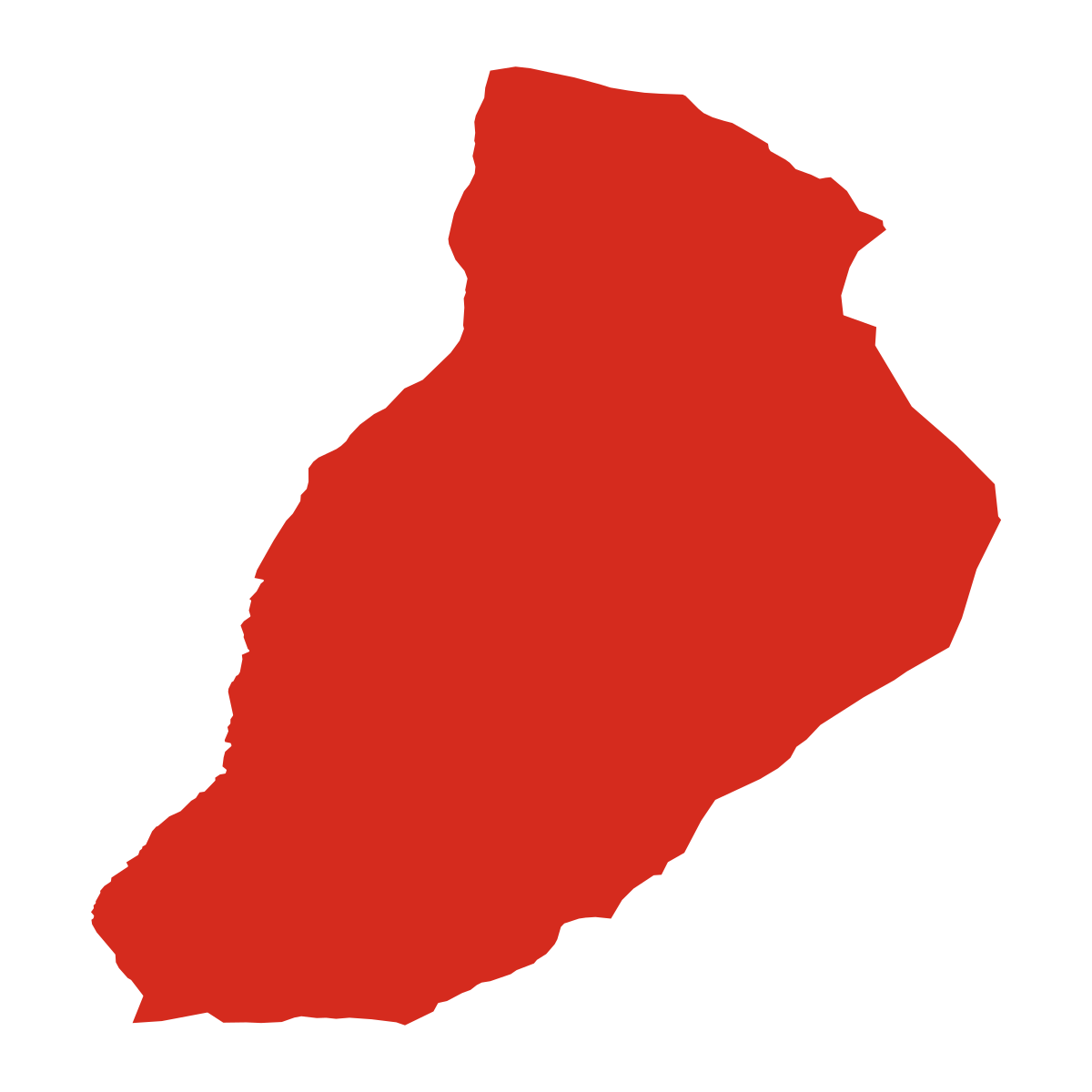 Stráňany city boundary
