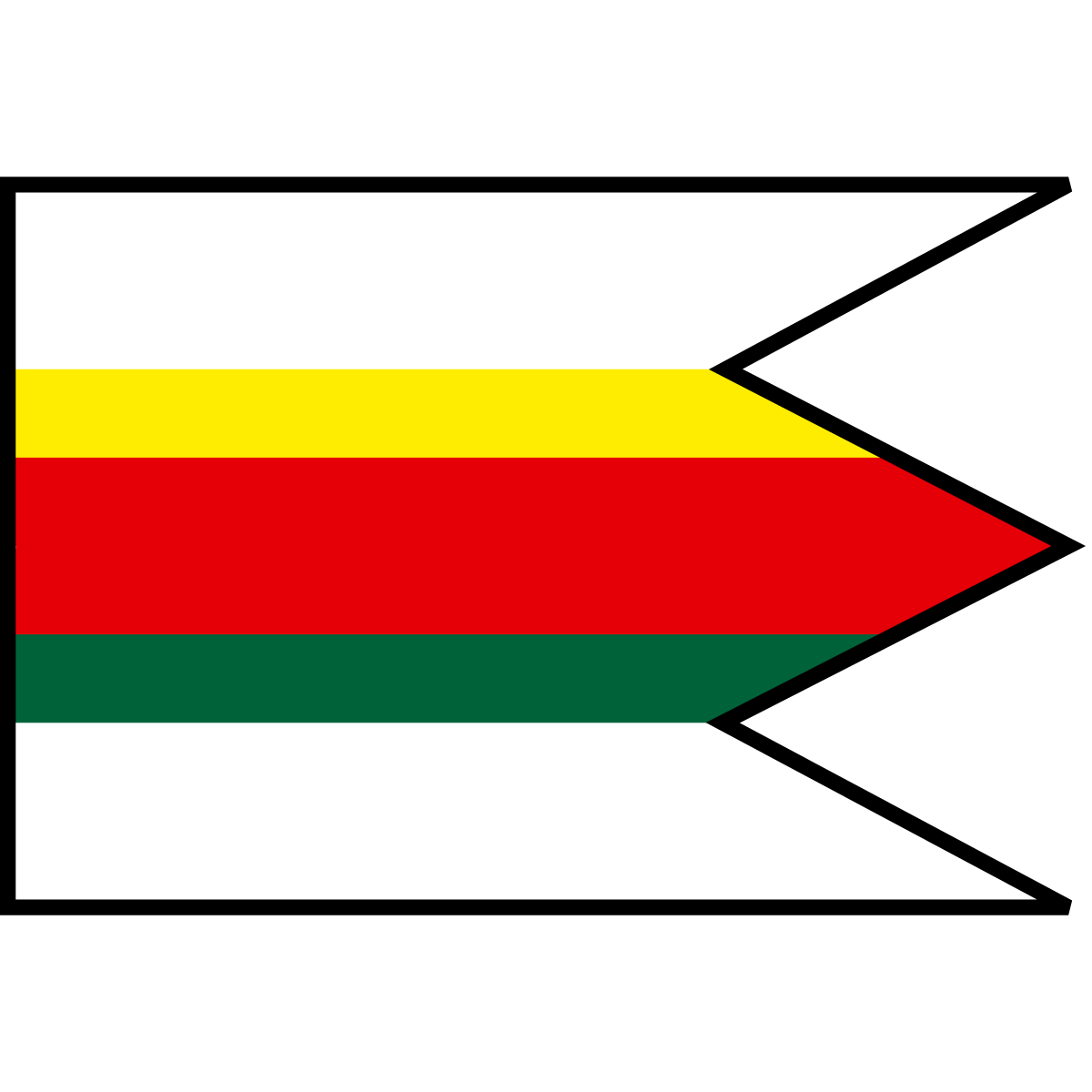 Flag of Stráňany, Region of Prešov