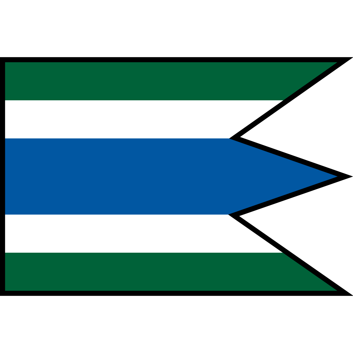 Flag of Stráňavy, Region of Žilina