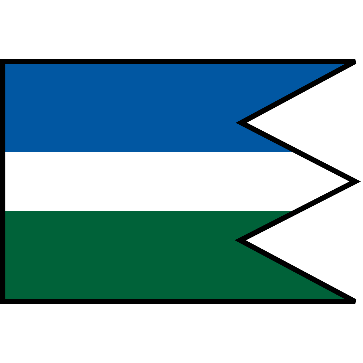 Flag of Stráža, Region of Žilina