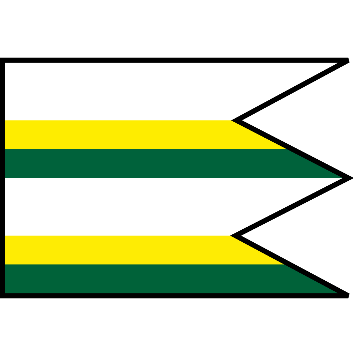 Flag of Strážne, Region of Košice