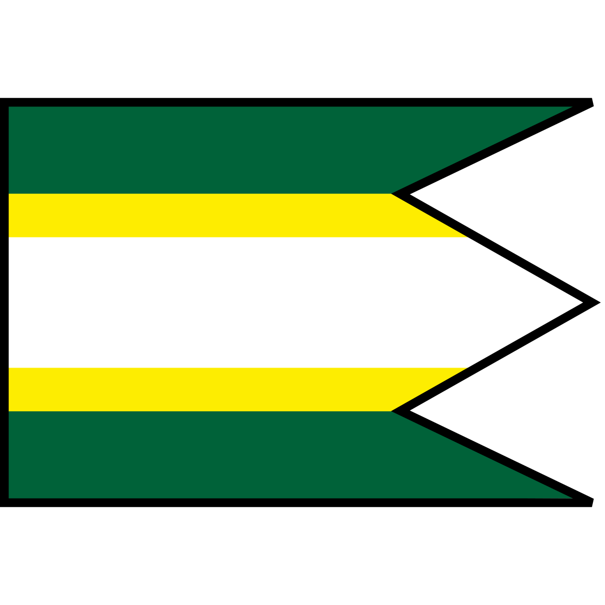 Flag of Strekov, Region of Nitra
