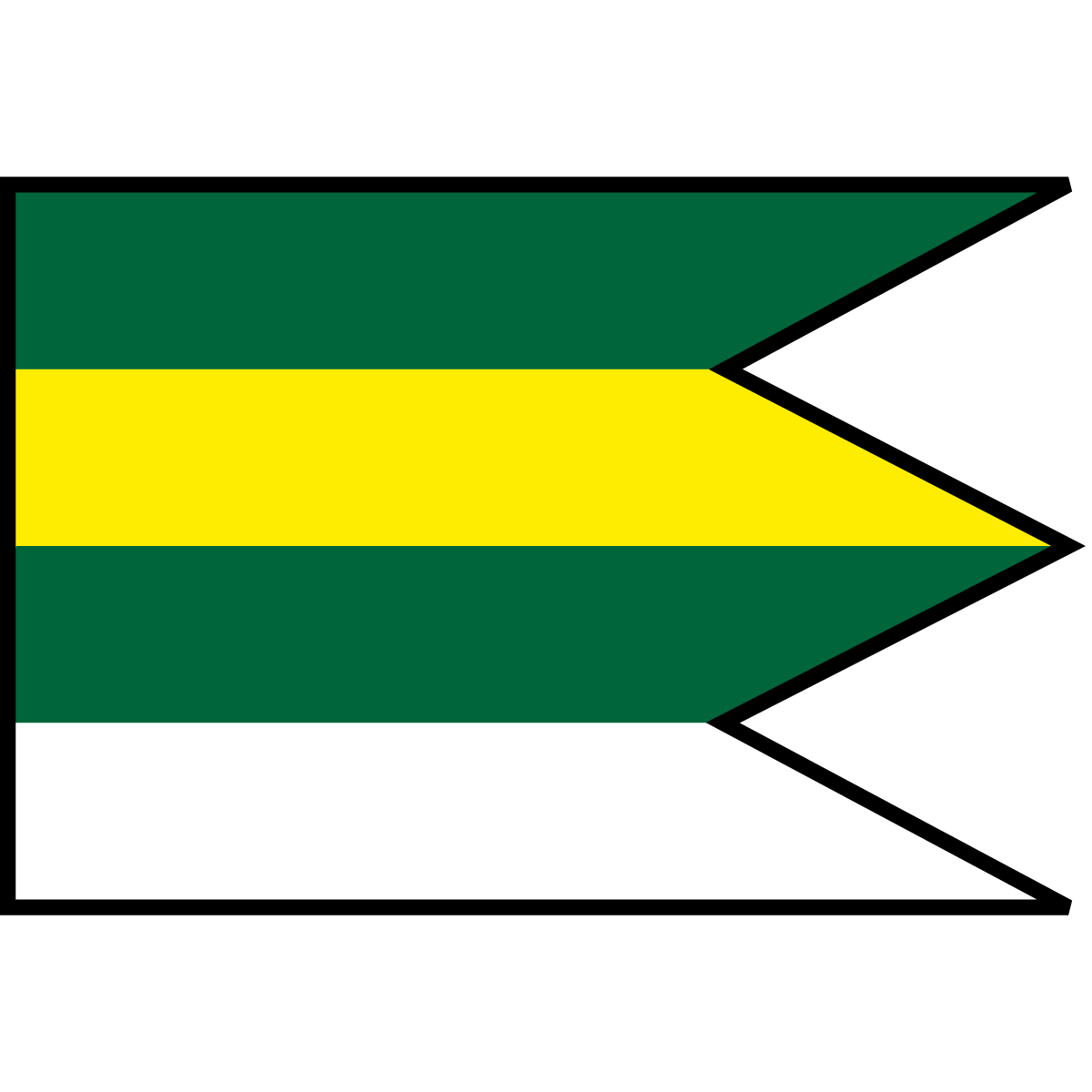 Flag of Stročín, Region of Prešov