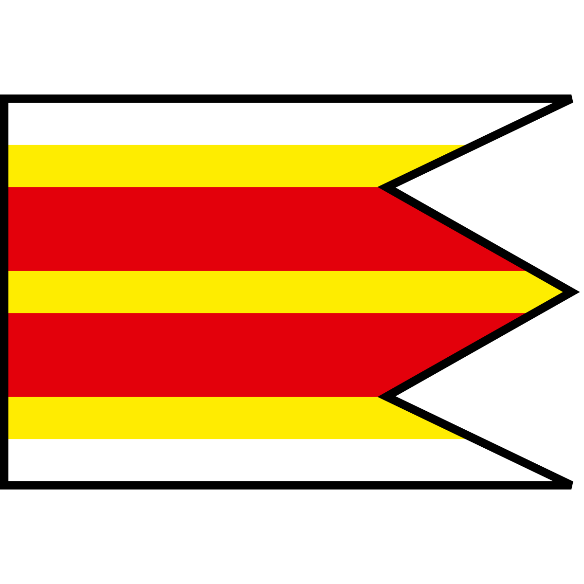 Flag of Studená, Region of Banská Bystrica