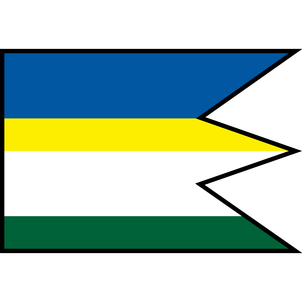 Flag of Studené, Region of Bratislava