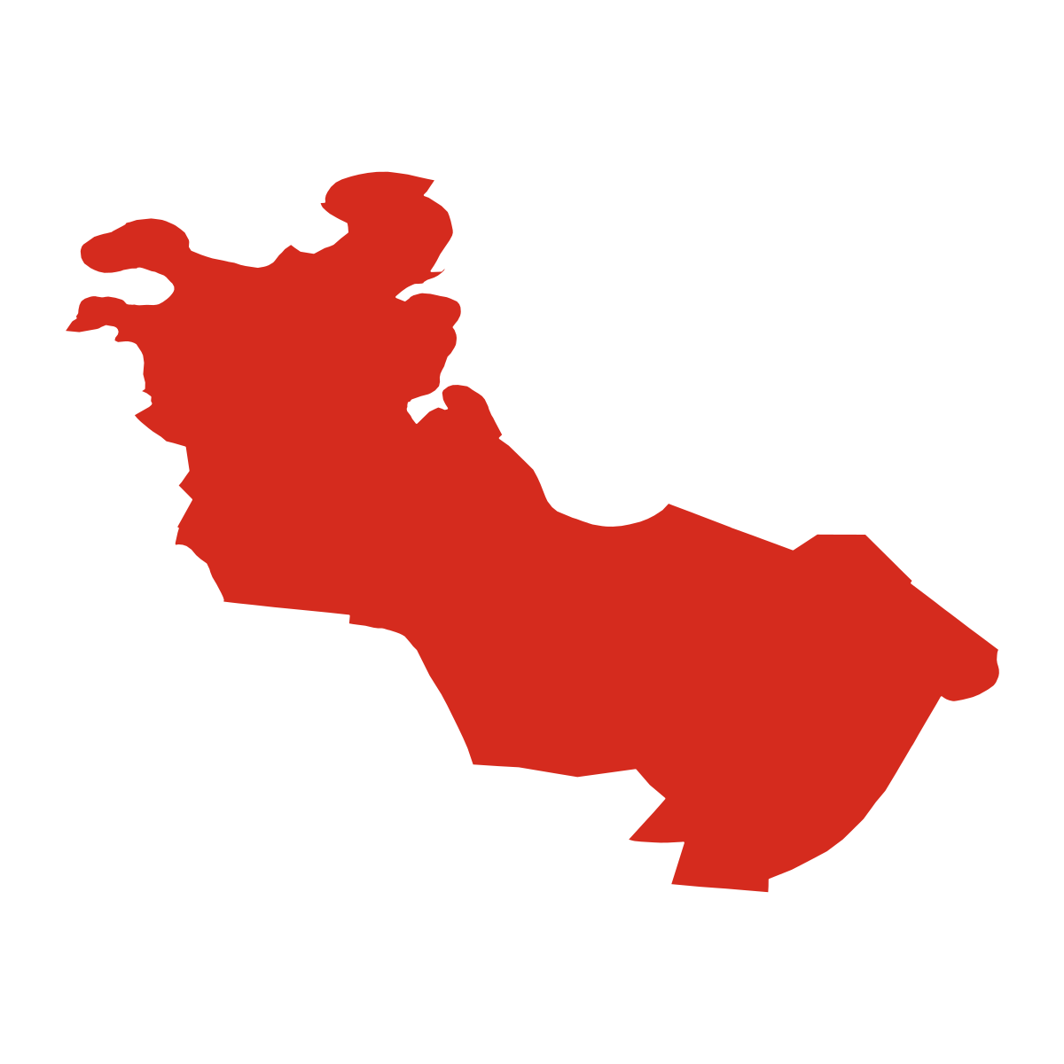 Studené city boundary