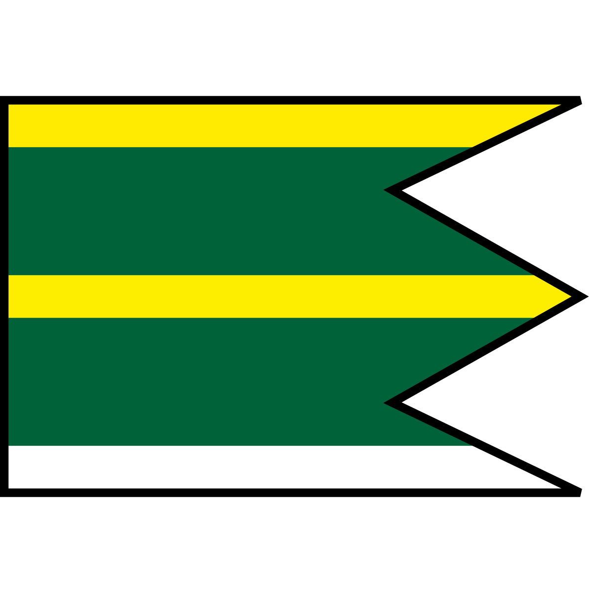 Flag of Štyri lipy, Region of Trenčín