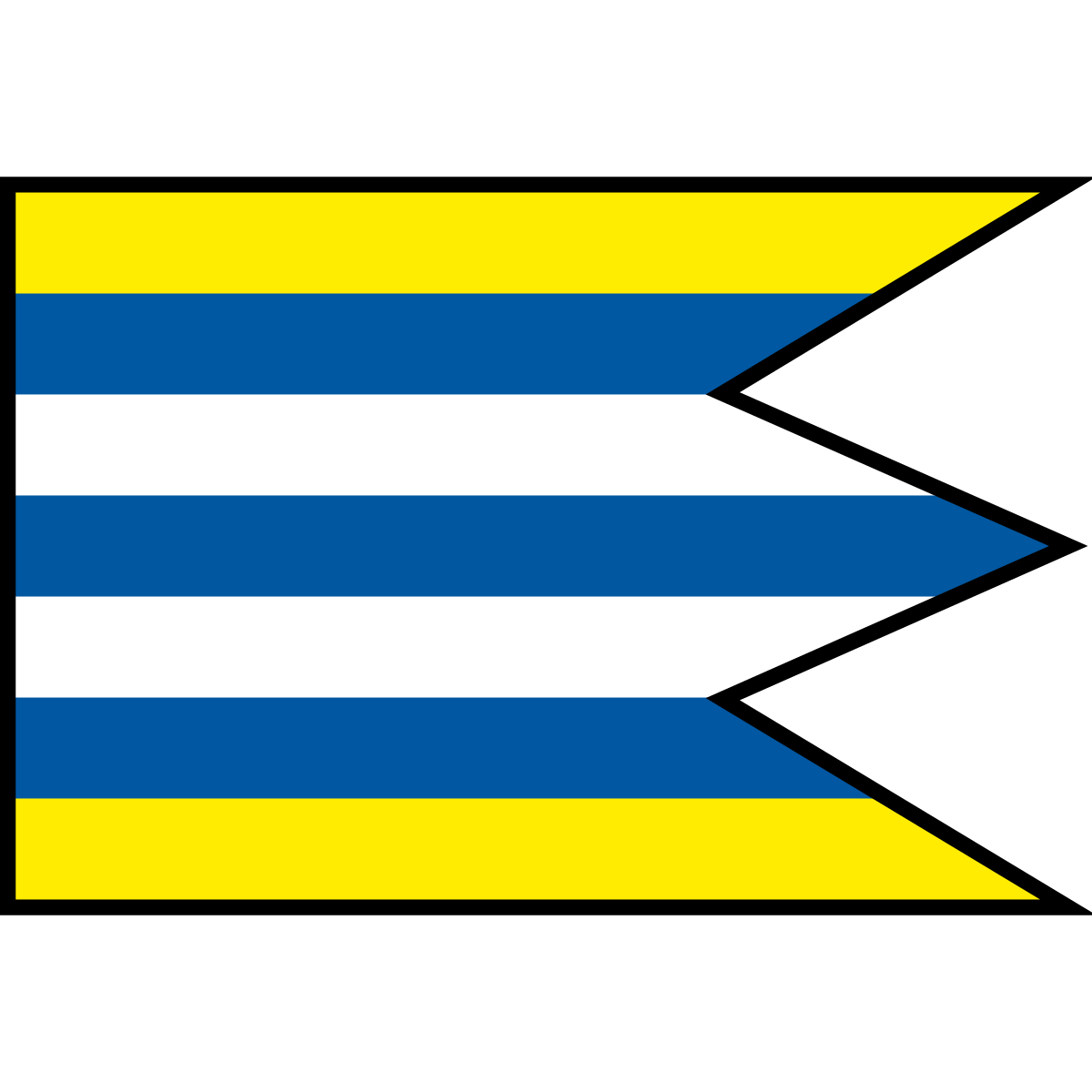 Flag of Suchá Hora, Region of Žilina