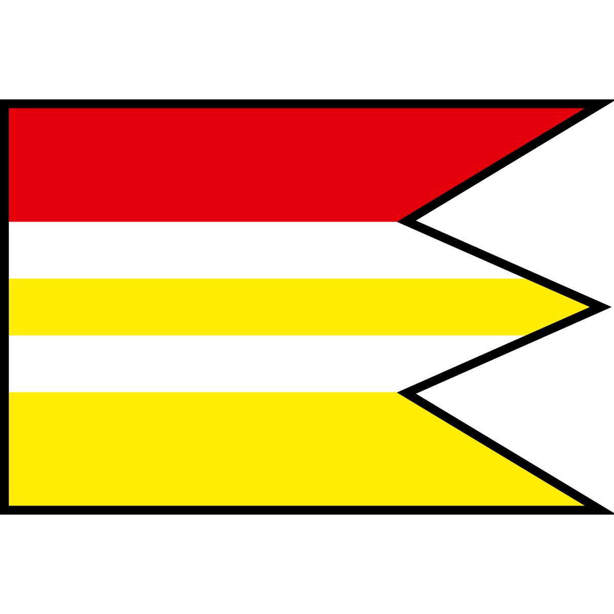 Flag of Suché, Region of Košice
