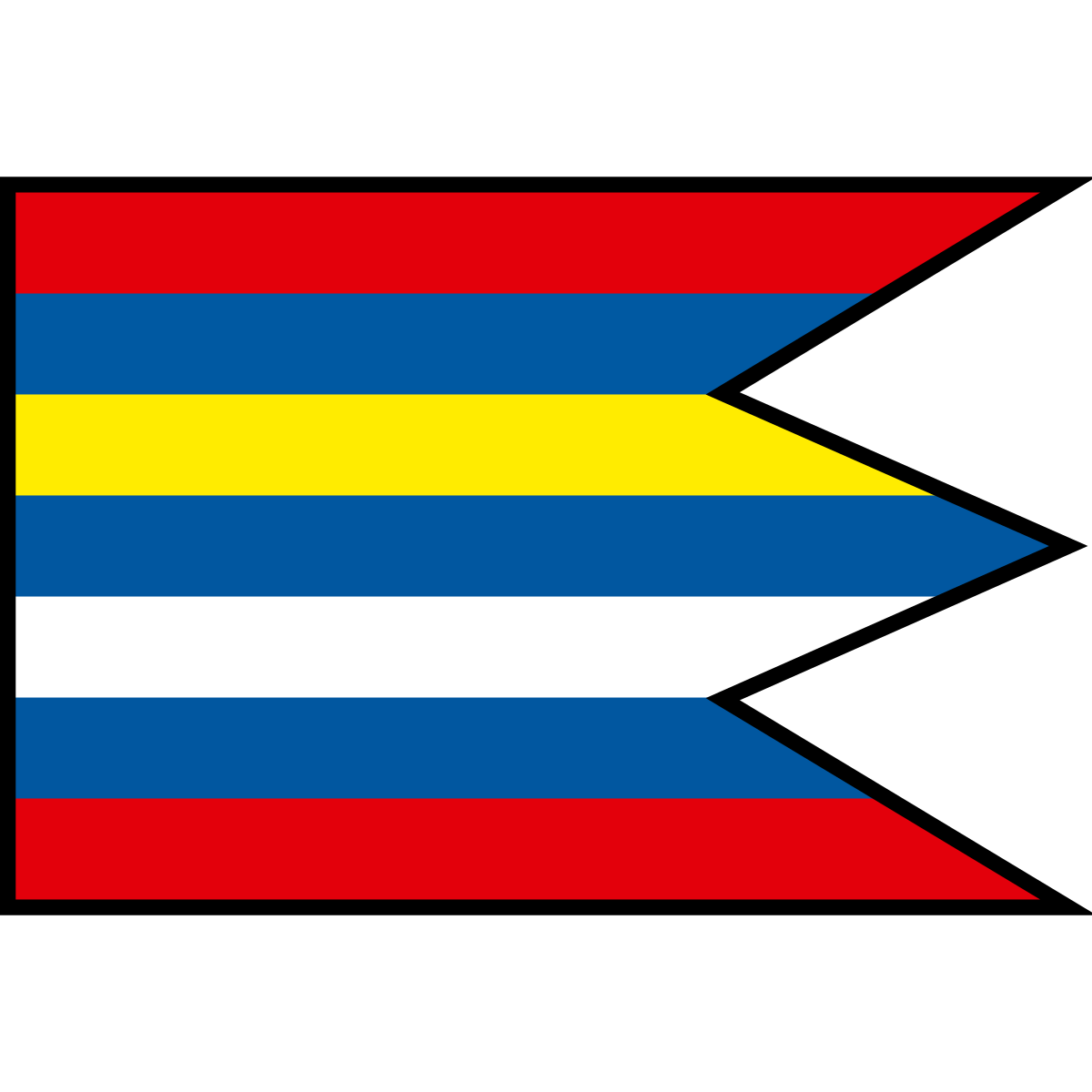 Flag of Suchohrad, Region of Bratislava
