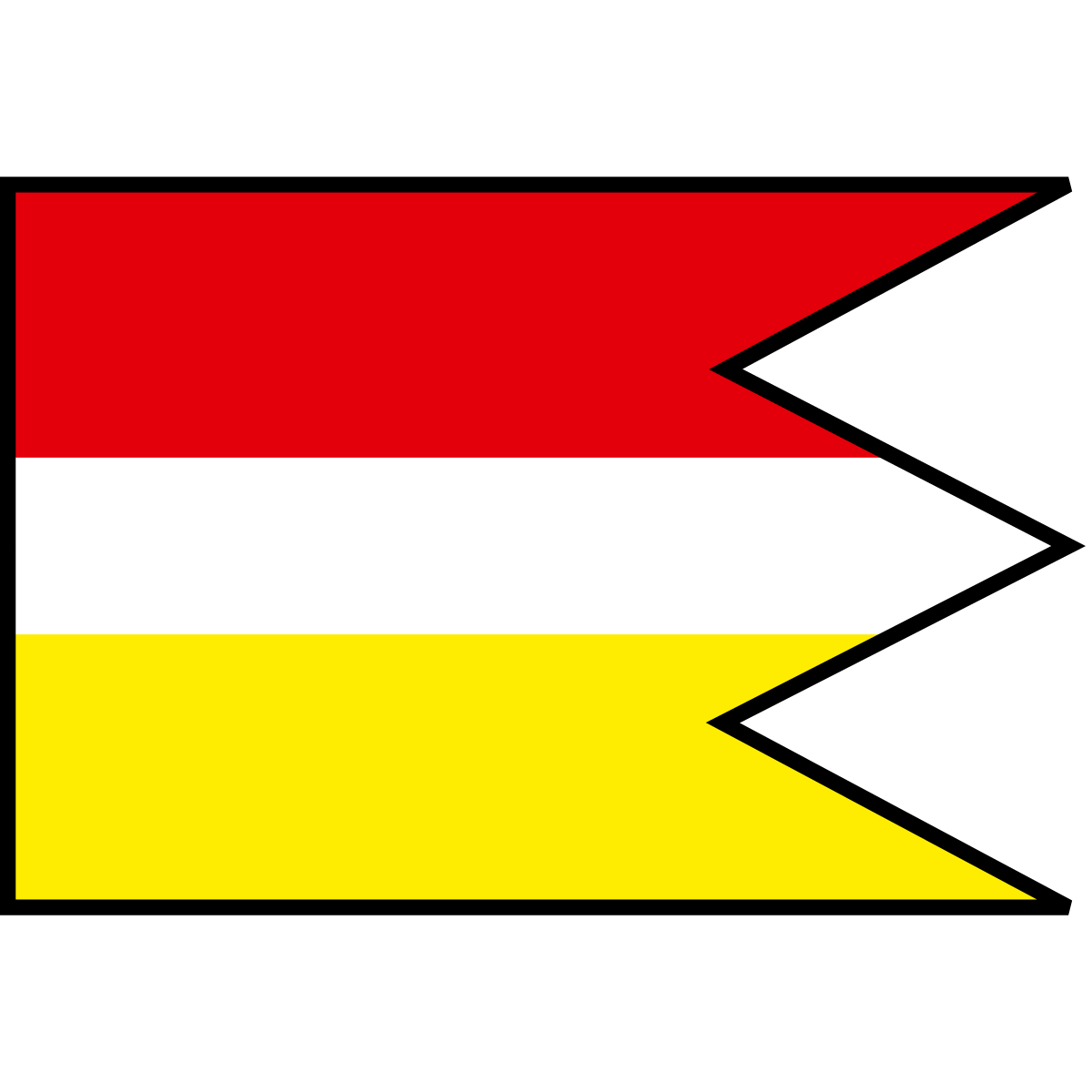 Flag of Svätá Mária, Region of Košice