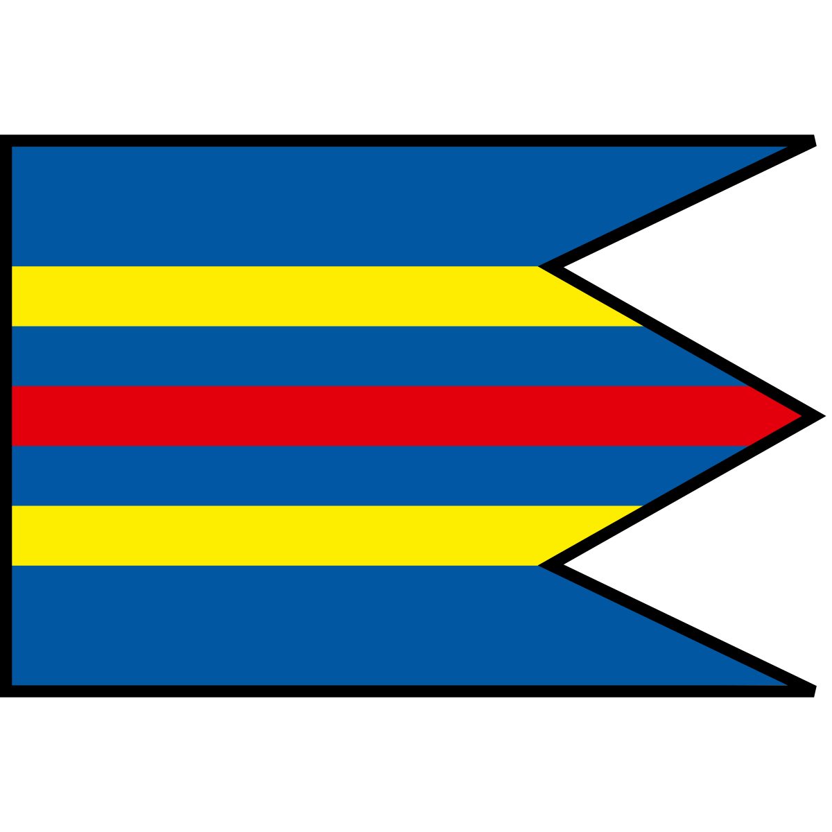 Flag of Svätý Kríž, Region of Žilina