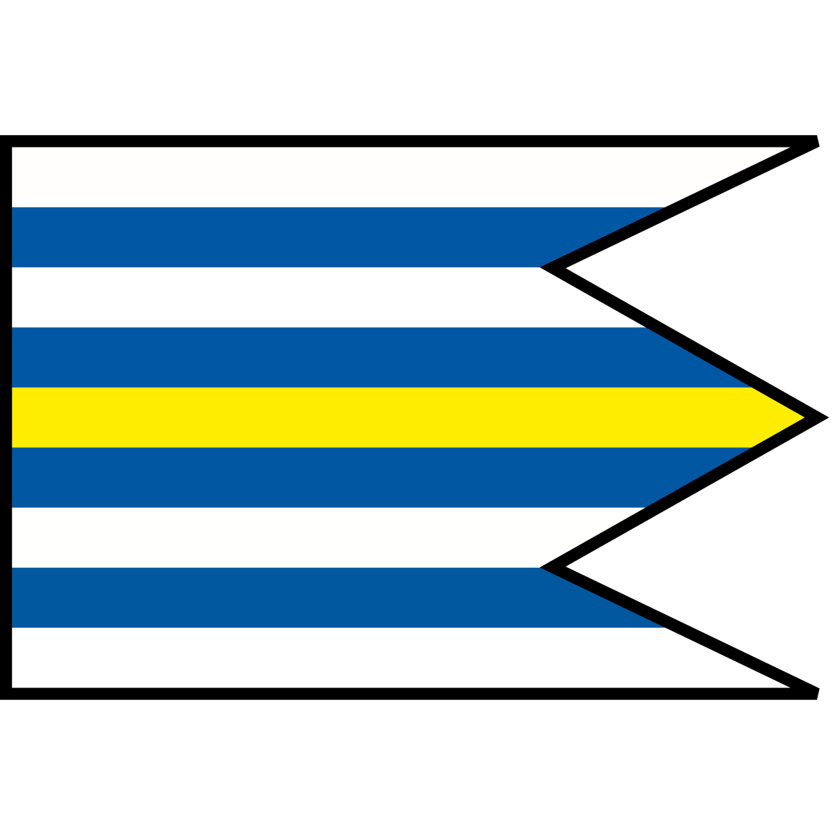 Vlajka mesta Sverepec, Trenčiansky kraj