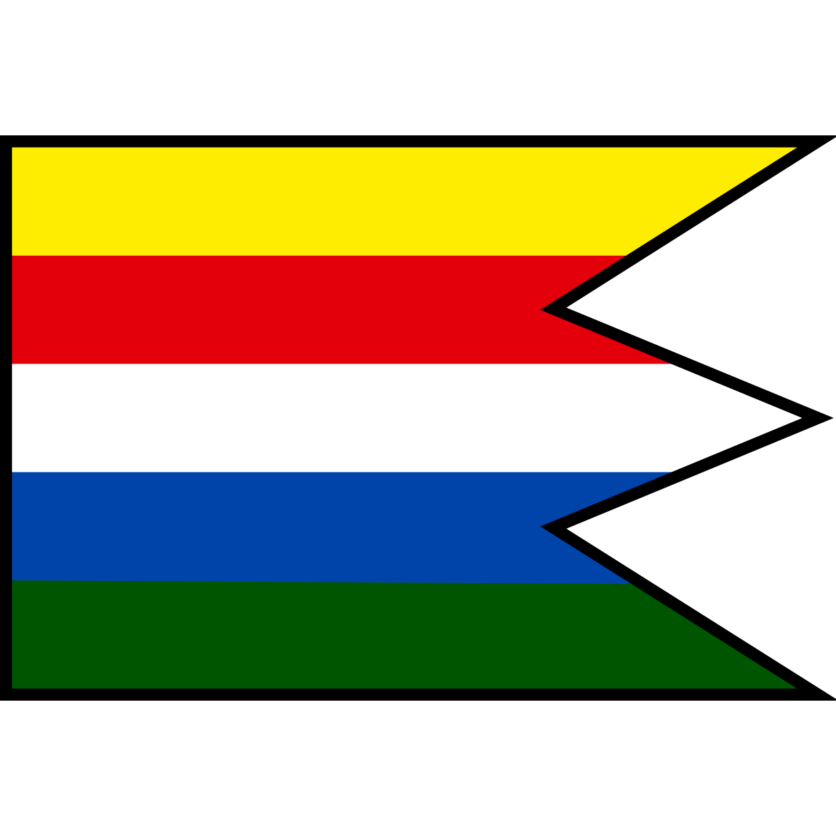 Flag of Sveržov, Region of Prešov