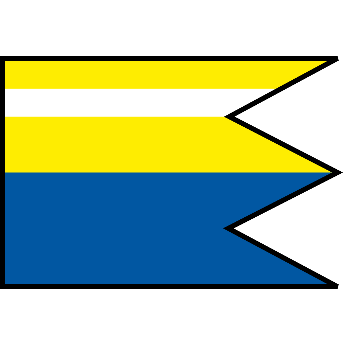 Flag of Svetlice, Region of Prešov