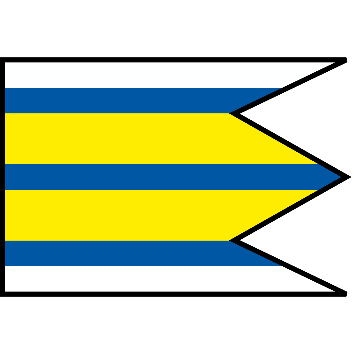 Flag of Sviniarky, Region of Trenčín