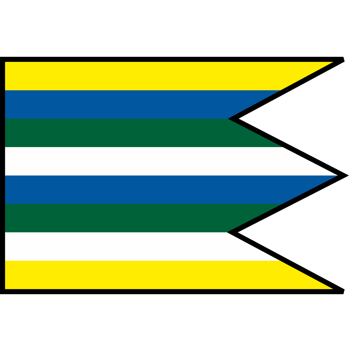 Flag of Svinica, Region of Košice