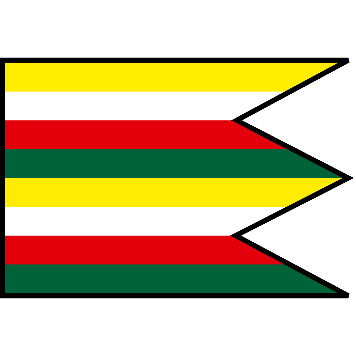 Flag of Svinice, Region of Košice
