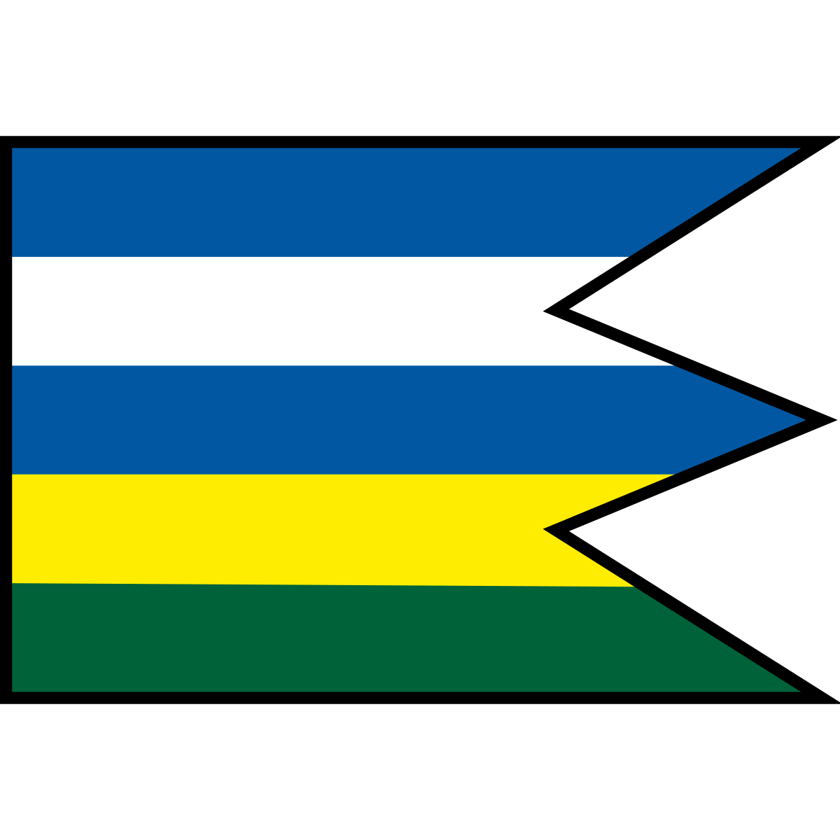 Flag of Svinná, Region of Trenčín