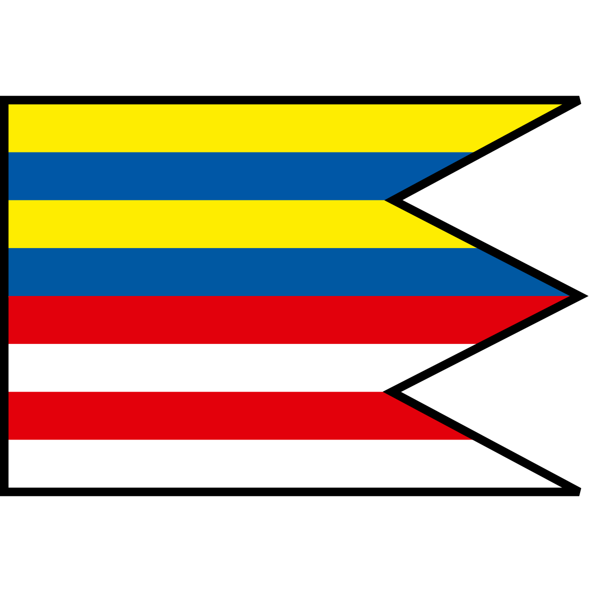Flag of Tekovský Hrádok, Region of Nitra
