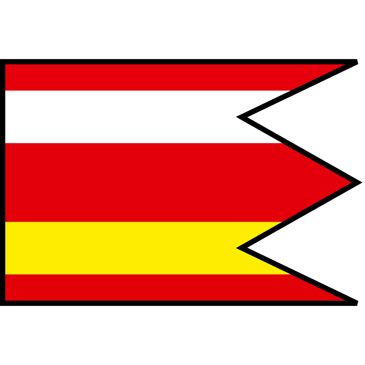 Flag of Terany, Region of Banská Bystrica