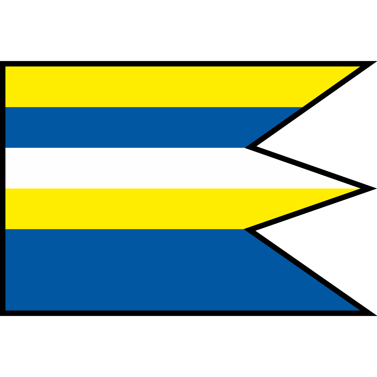 Flag of Tomášovce, Region of Banská Bystrica
