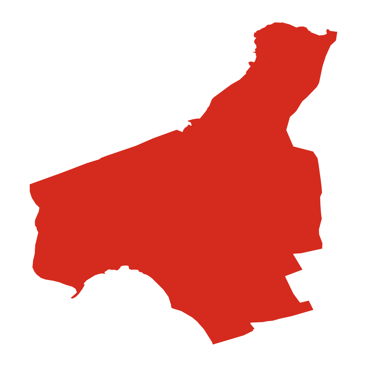 Tovarné city boundary