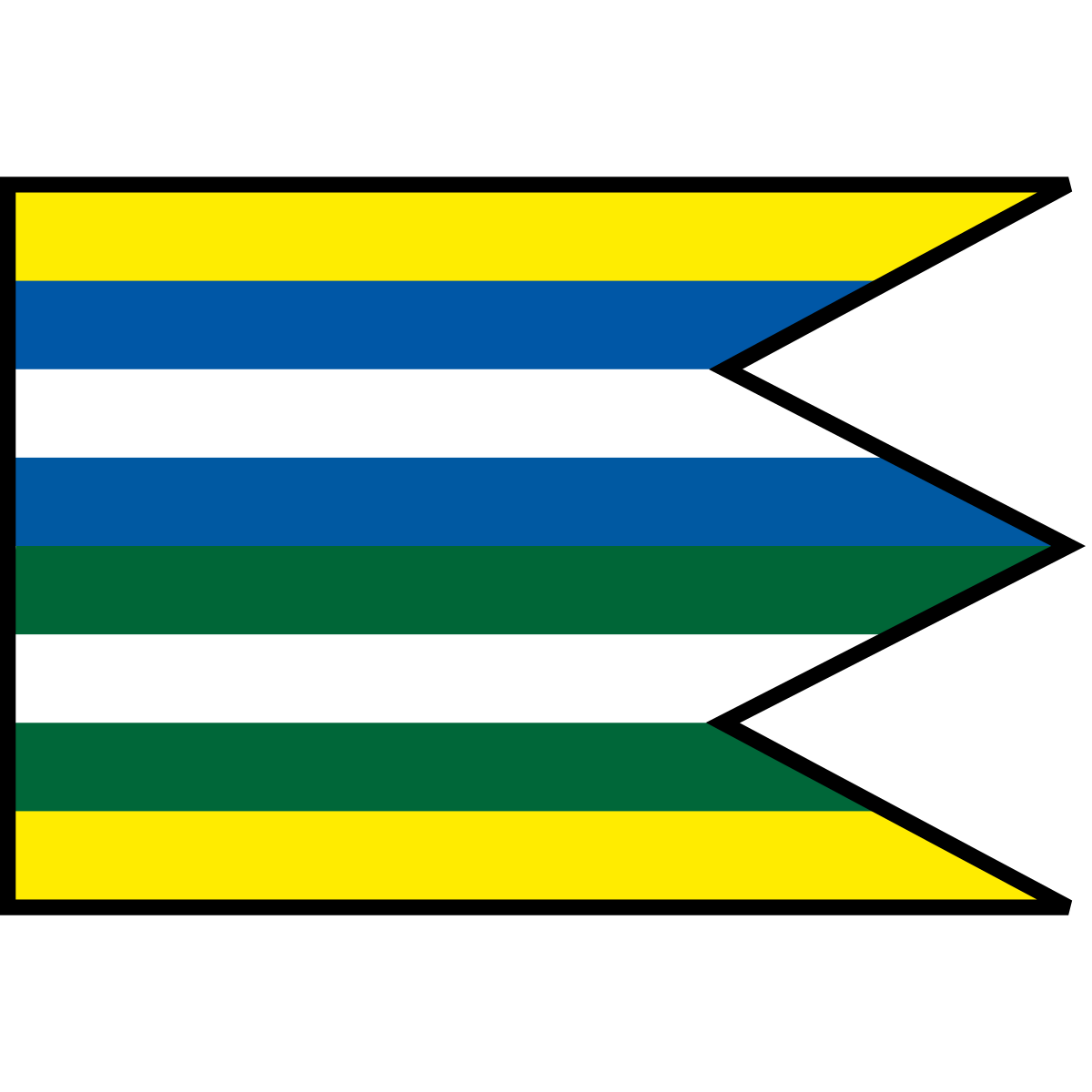Flag of Tovarné, Region of Prešov