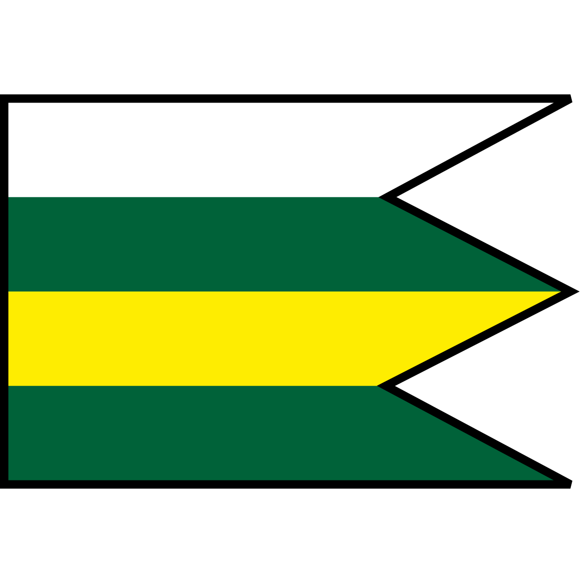 Flag of Trajlinky, Region of Trnava