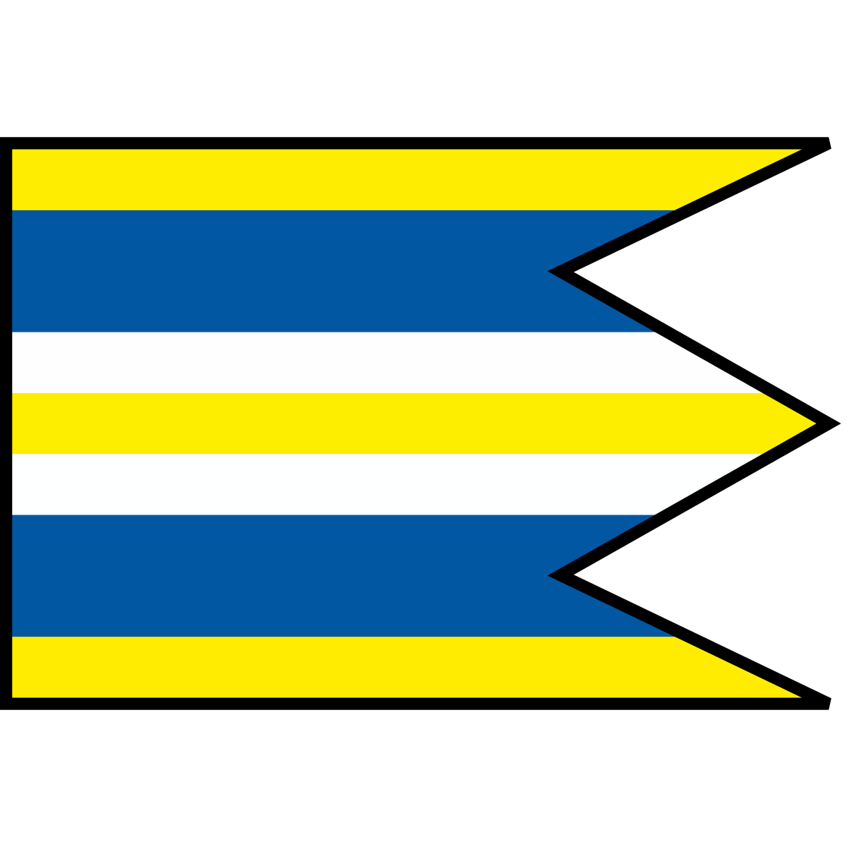 Flag of Trebostovo, Region of Žilina