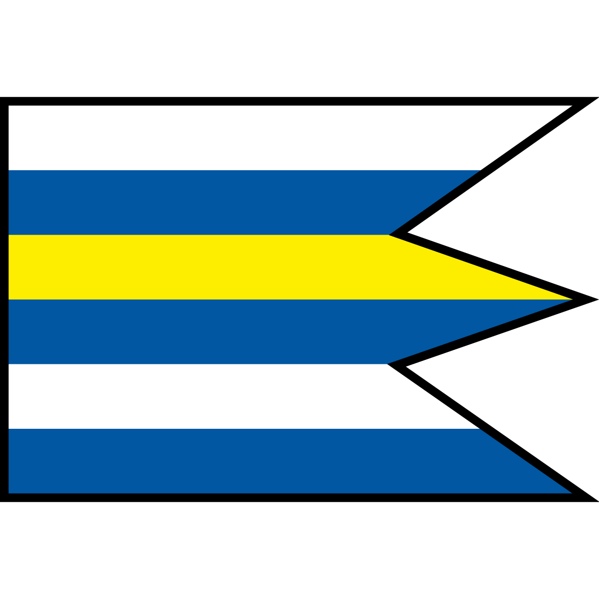 Flag of Trenč, Region of Banská Bystrica