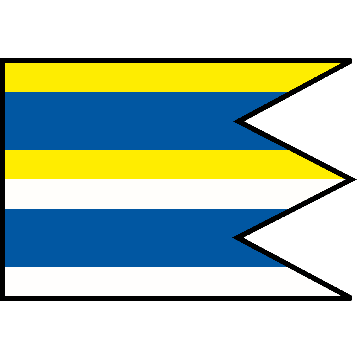 Flag of Trenčianske Jastrabie, Region of Trenčín