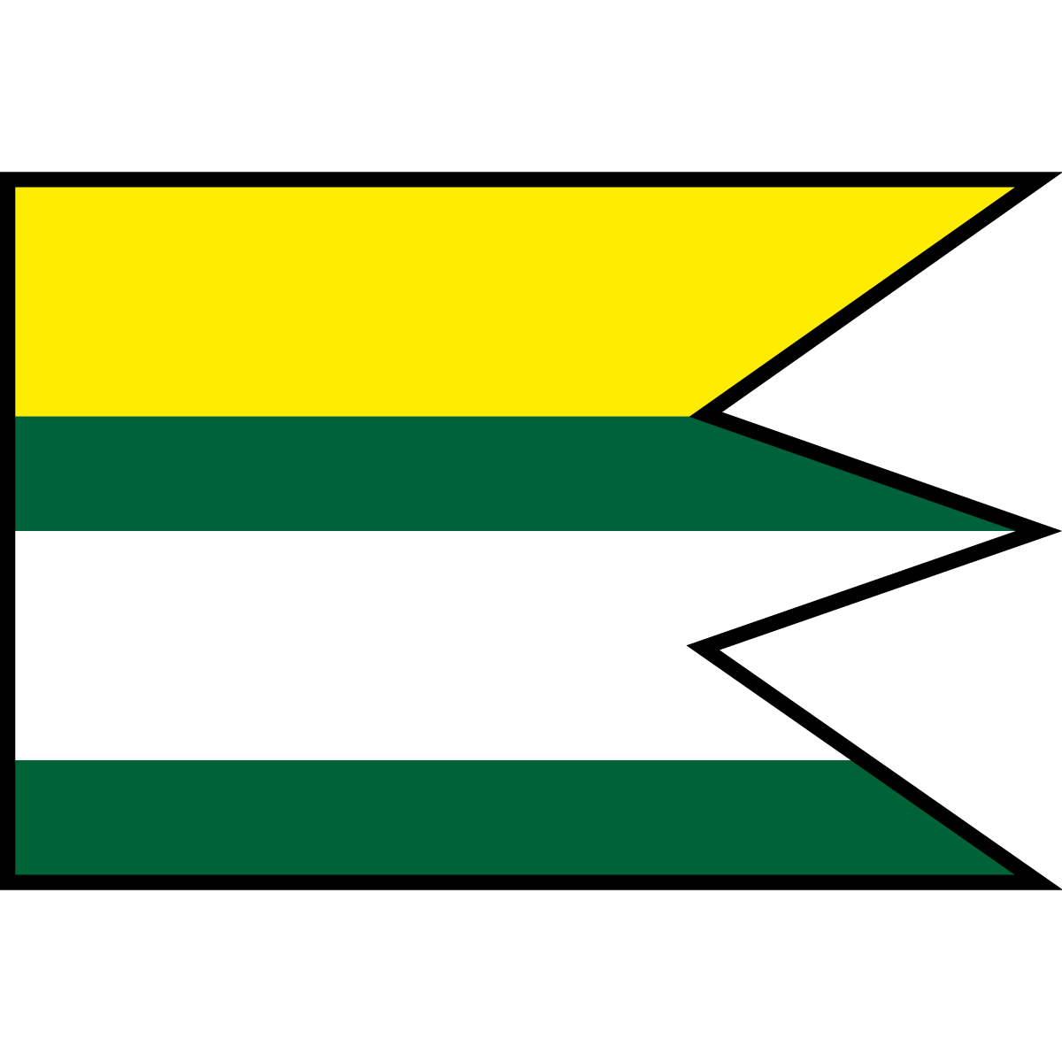 Flag of Trnavá Hora, Region of Banská Bystrica