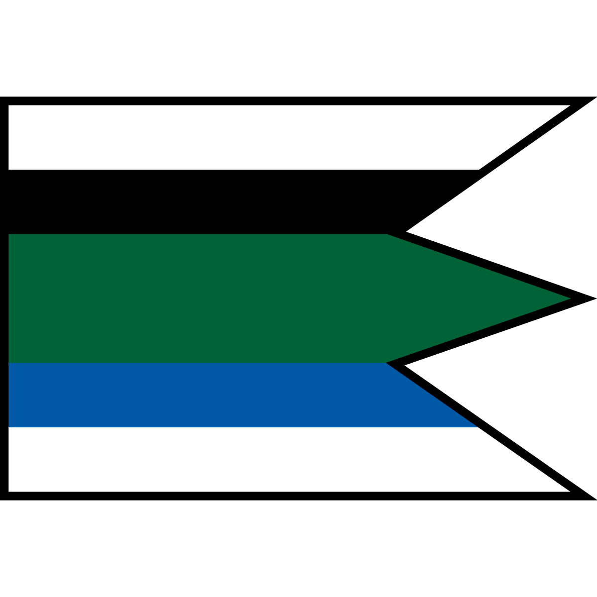 Flag of Trpín, Region of Banská Bystrica