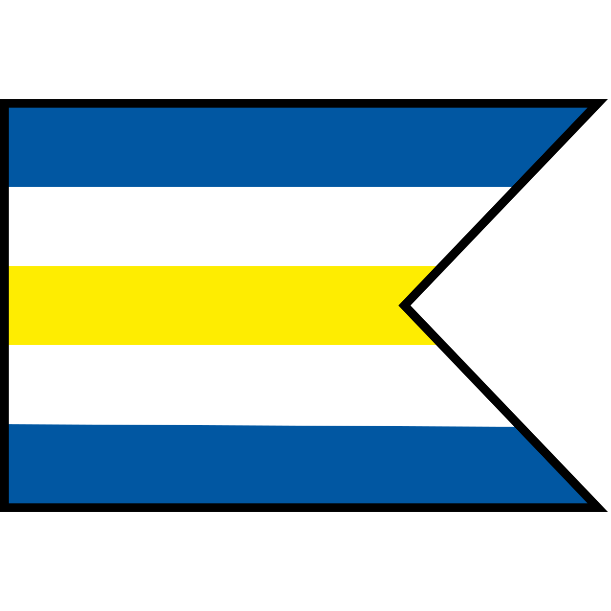 Flag of Trstená, Region of Žilina