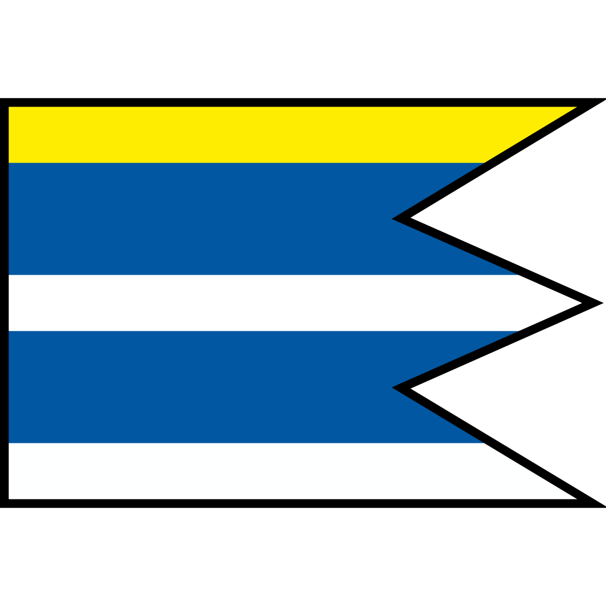 Flag of Trstené pri Hornáde, Region of Košice