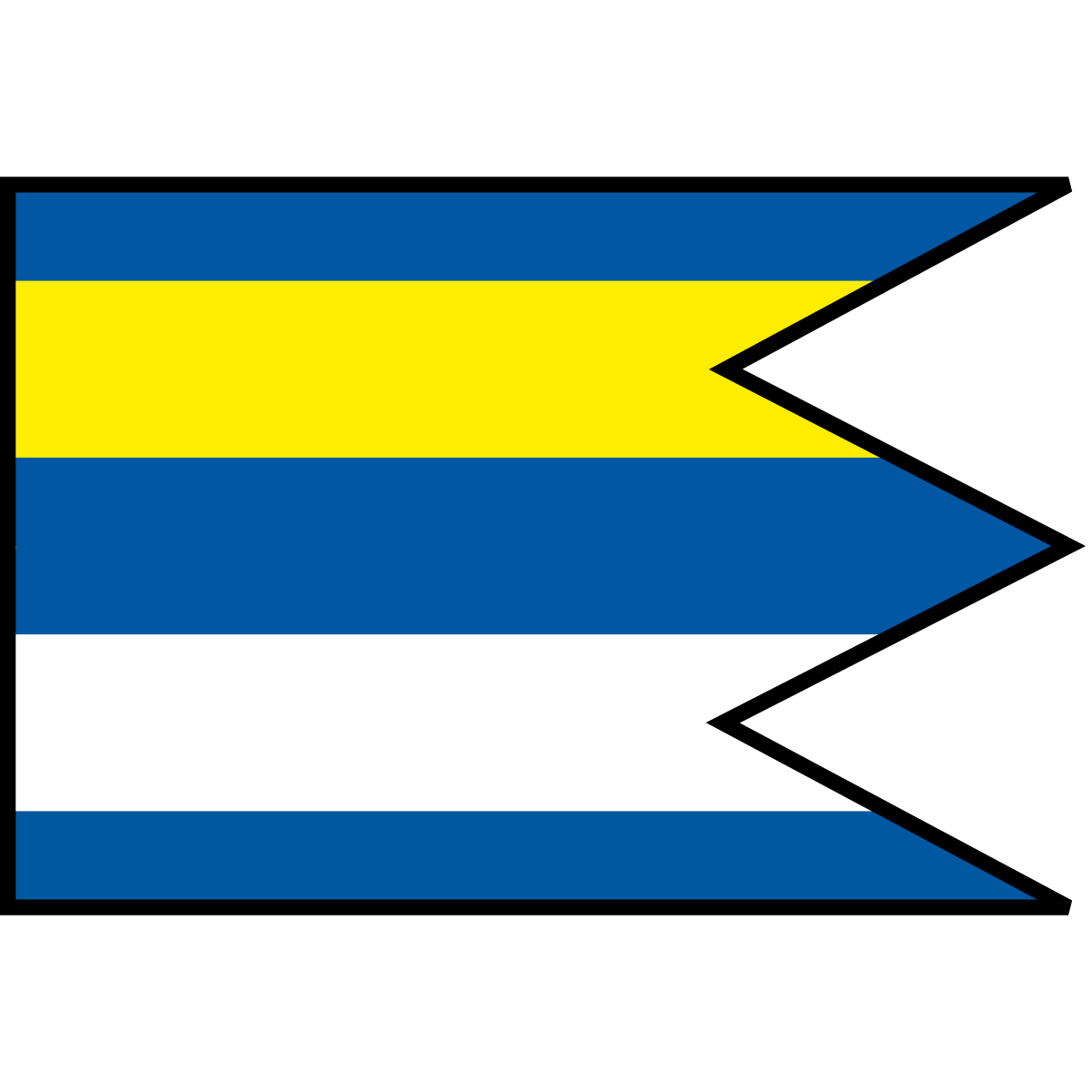 Flag of Trubín, Region of Banská Bystrica
