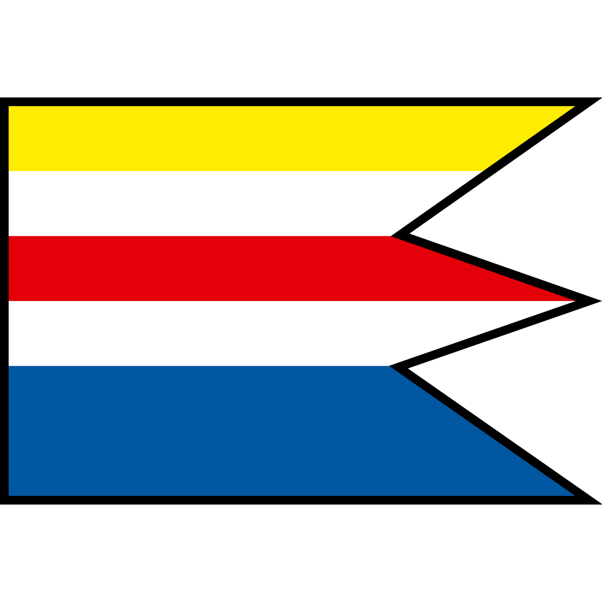 Flag of Tuhár, Region of Banská Bystrica
