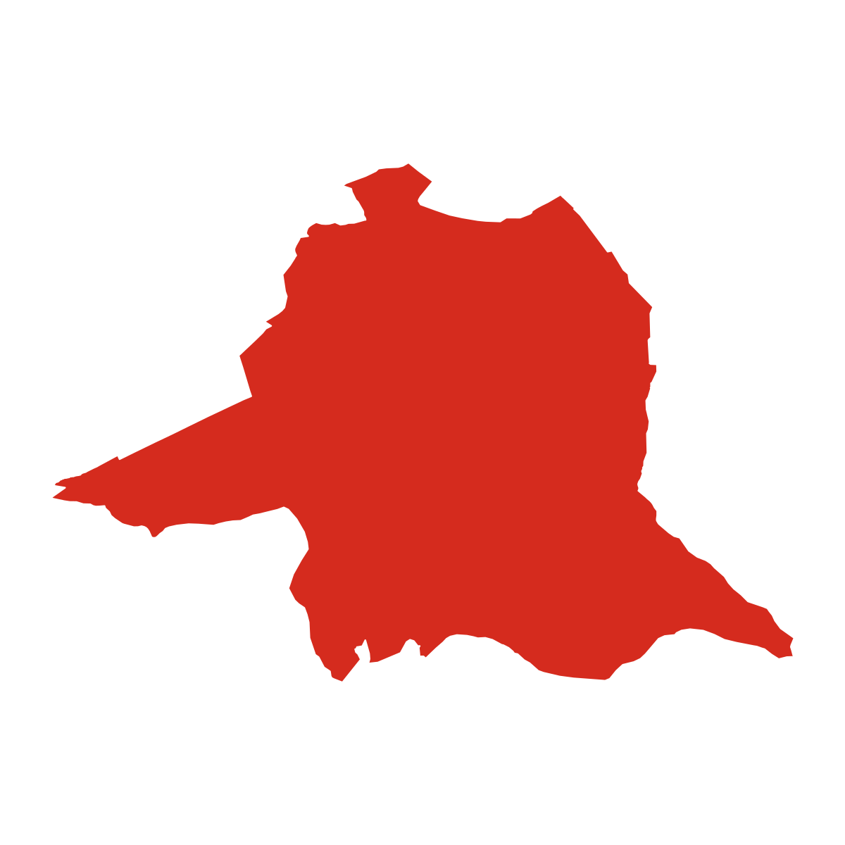 Turčianska Štiavnička city boundary