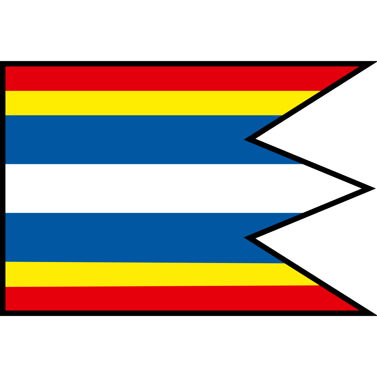 Flag of Turčianska Štiavnička, Region of Žilina