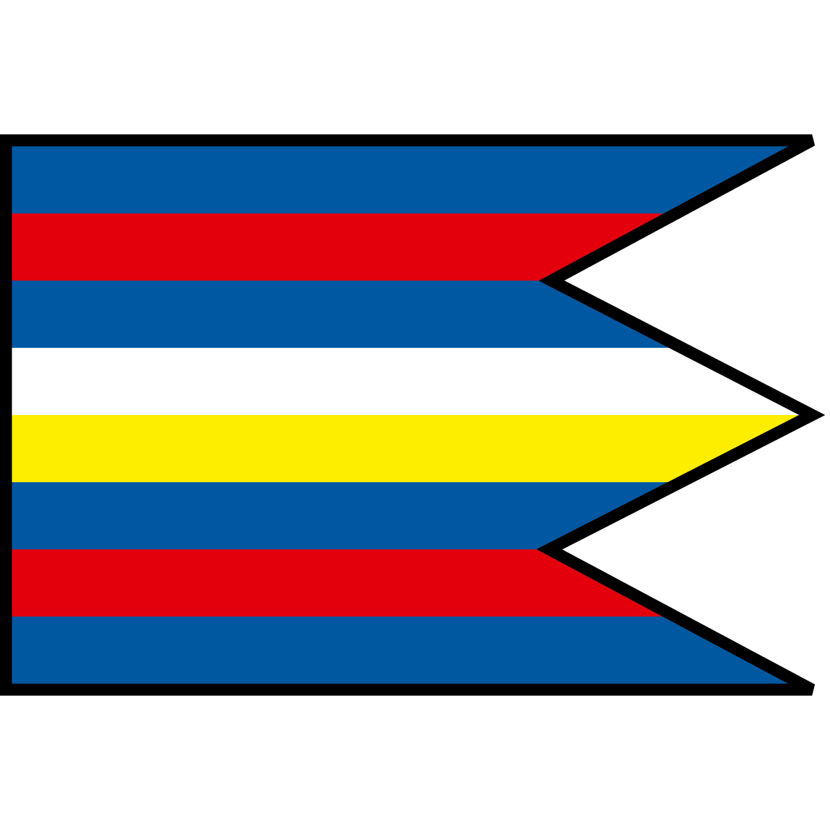 Flag of Turčiansky Peter, Region of Žilina